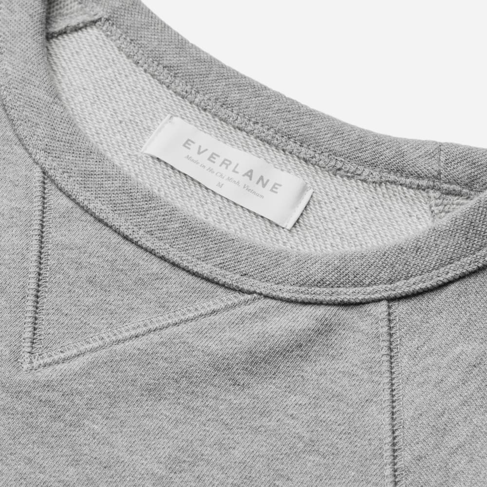 The Unisex French Terry Crew | Heathered Grey - Image 7