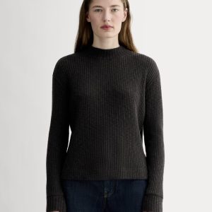 The Cozy Rib Funnel-Neck | Black