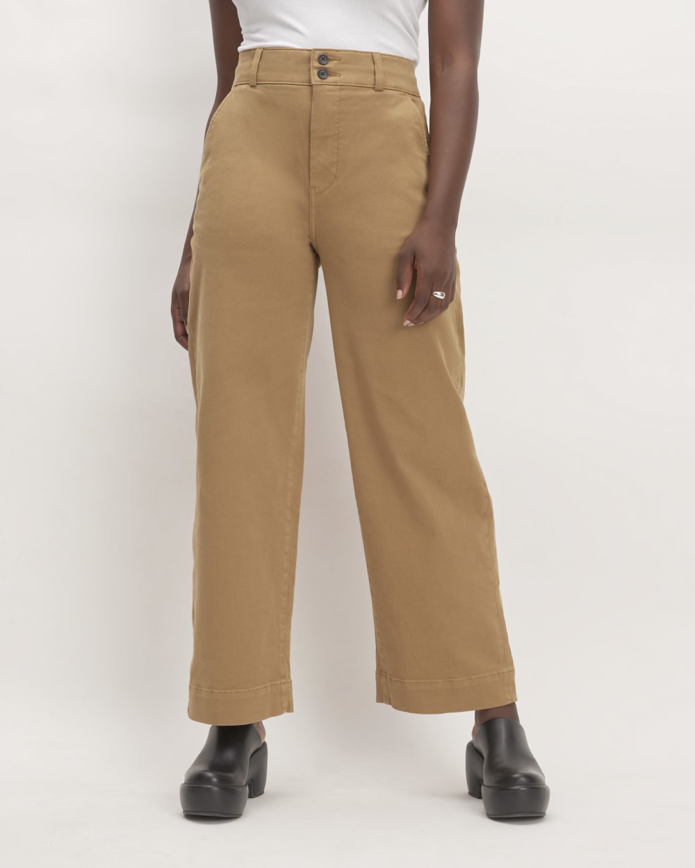 The Organic Wide-Leg Pant | Toasted Coconut - Image 3