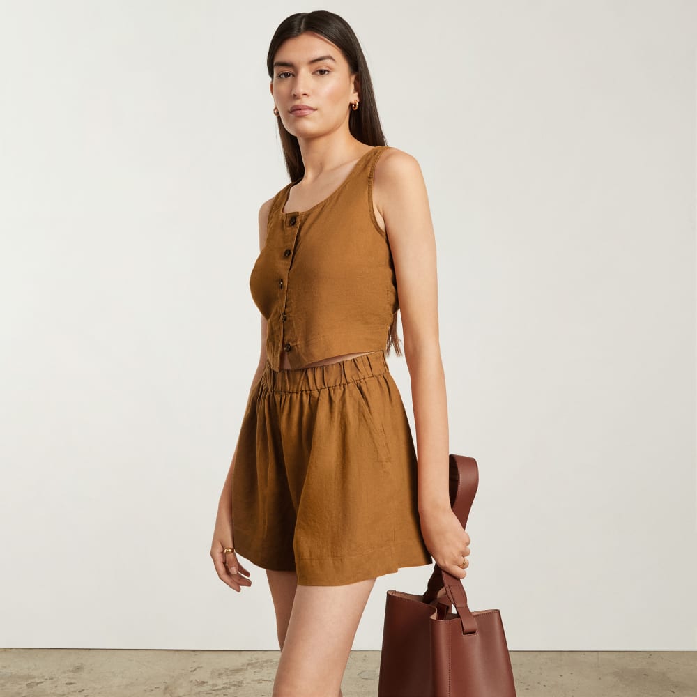 The Linen Boxer Short | Tawny Brown - Image 5