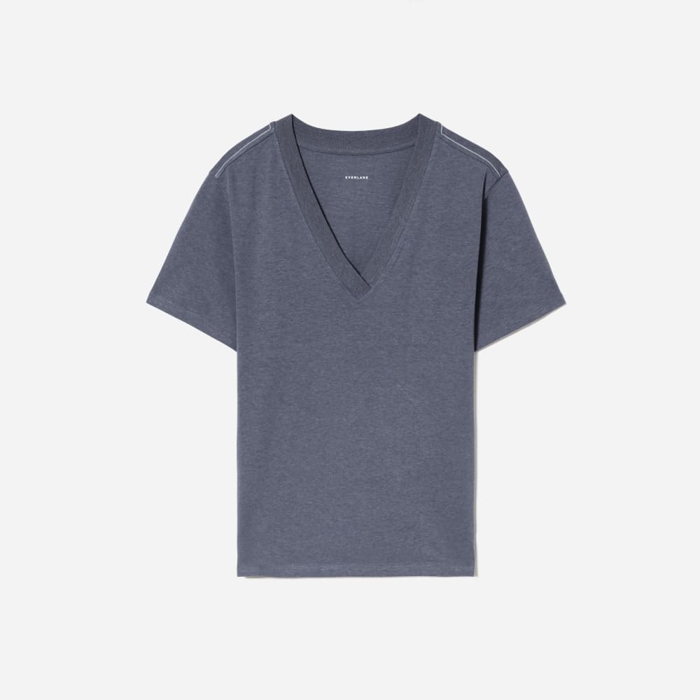 The Vintage V-Neck Hemp Tee | Atlantic