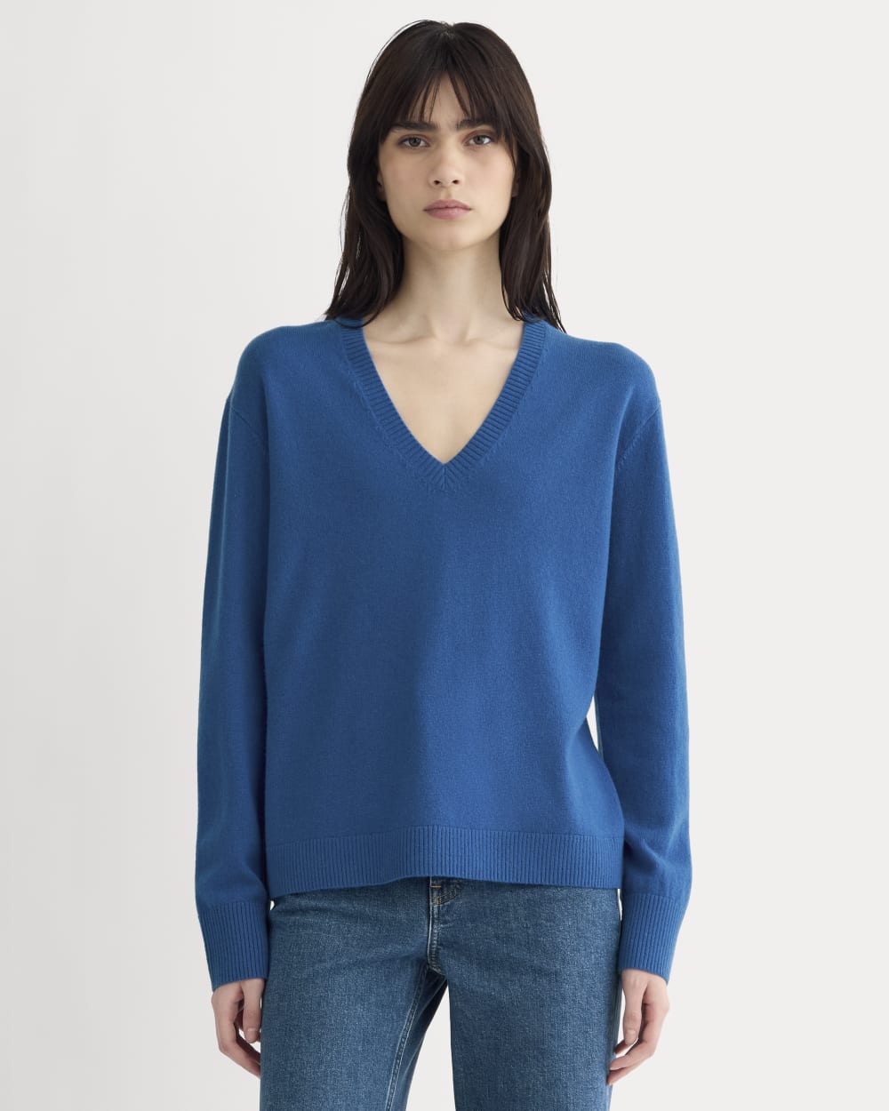 The Classic V in Cashmere | Classic Blue