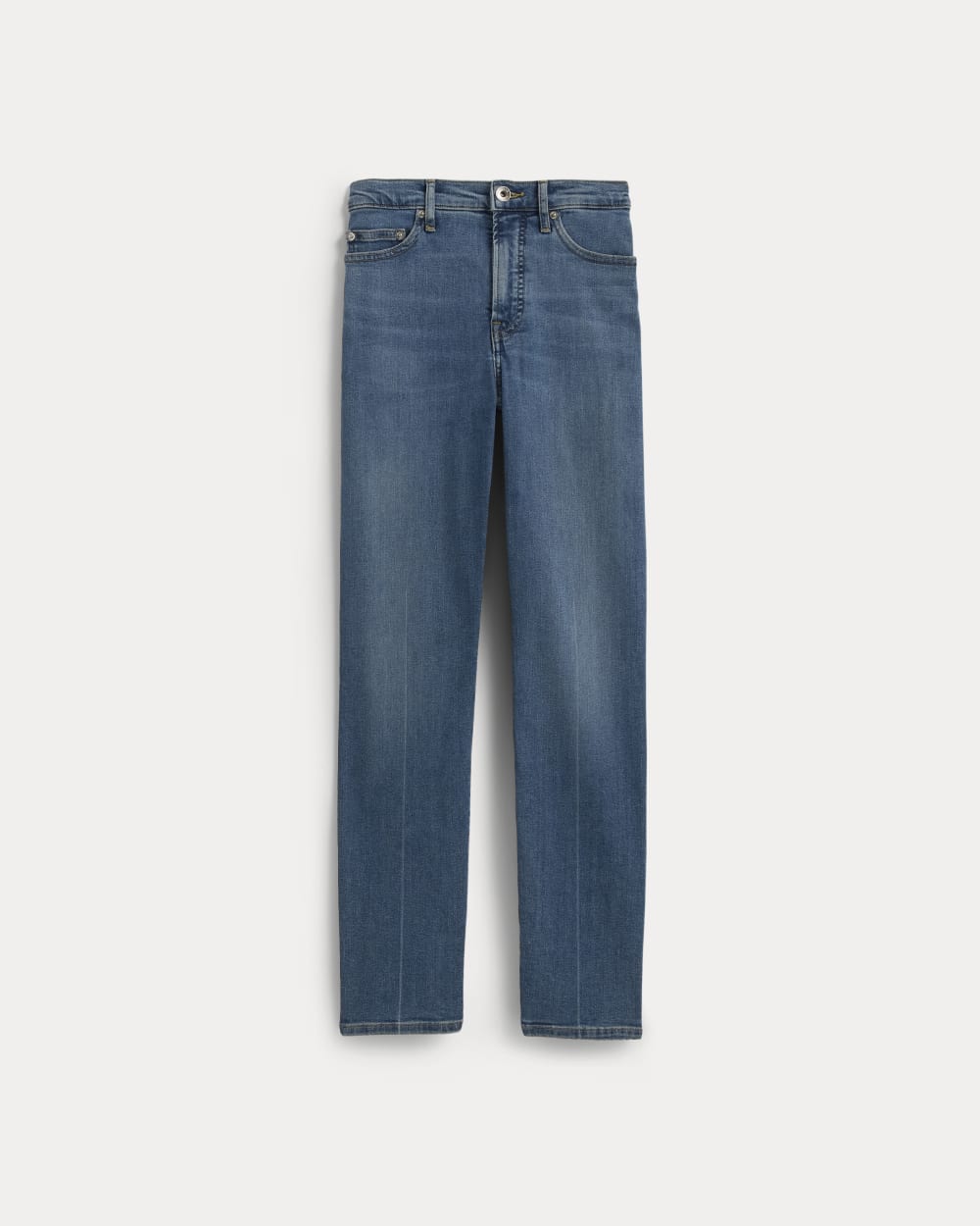 The High-Key Stovepipe Jean | Mid Indigo - Image 2