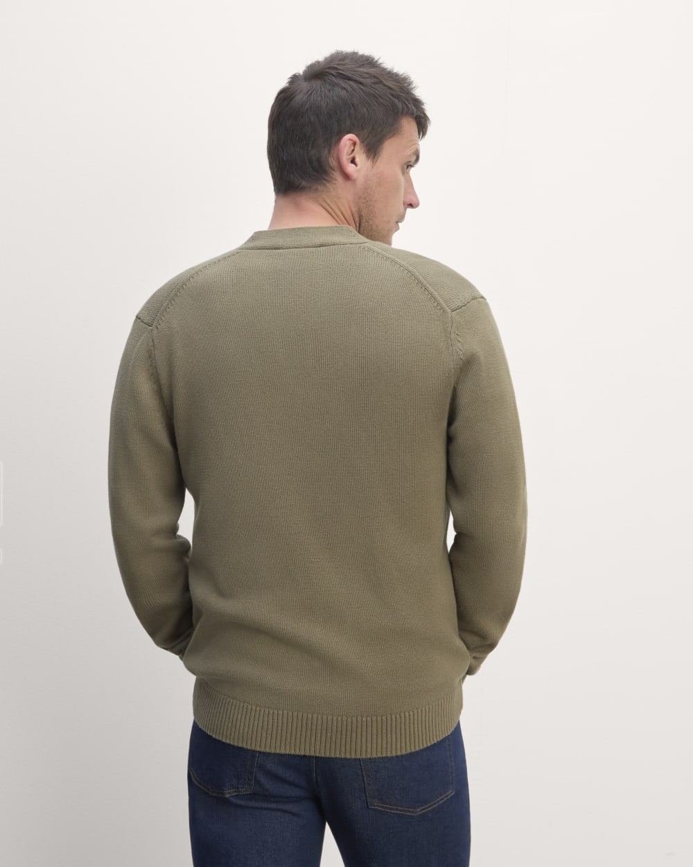 The Classic Cardigan in Everyday Cotton | Kalamata - Image 5