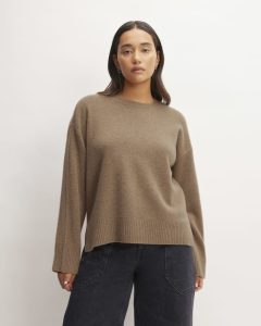 The Good Merino Wool Crewneck Sweater | Praline