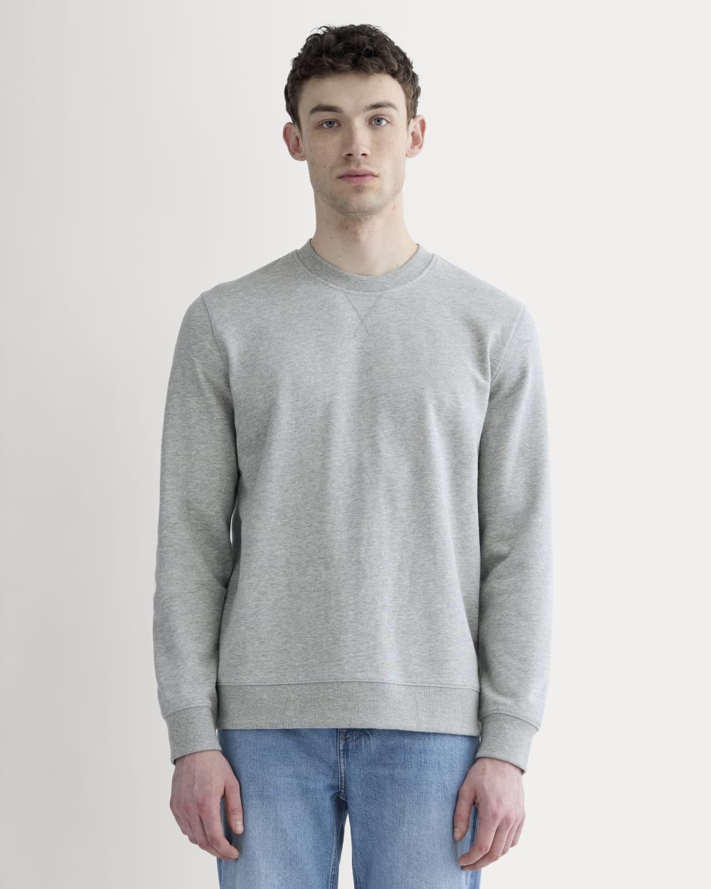 The Off-Duty Terry Crew | Heathered Grey