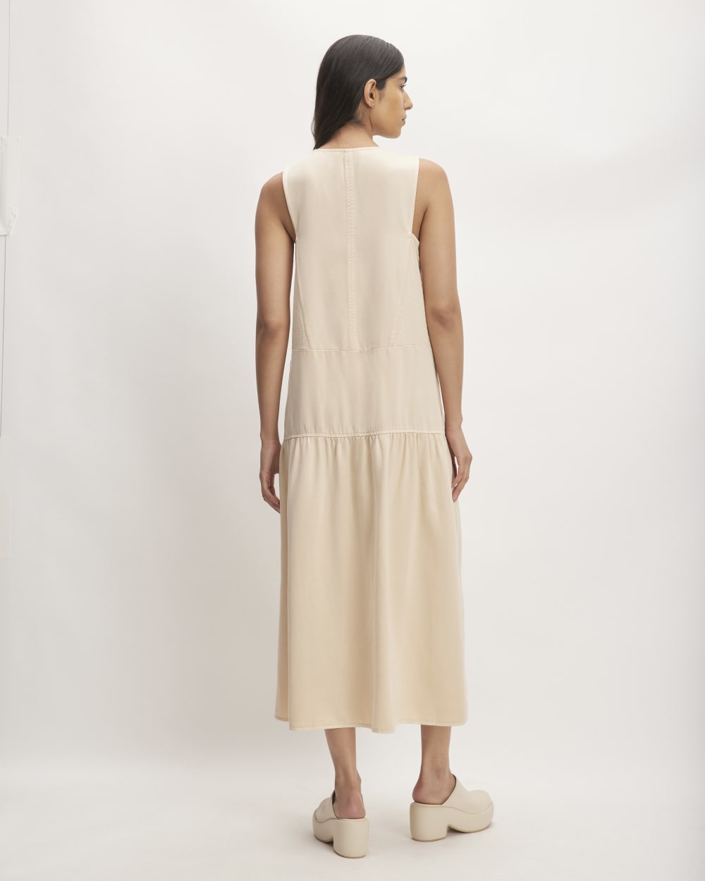 The TENCEL? V-Neck Dress | Whisper Pink - Image 6