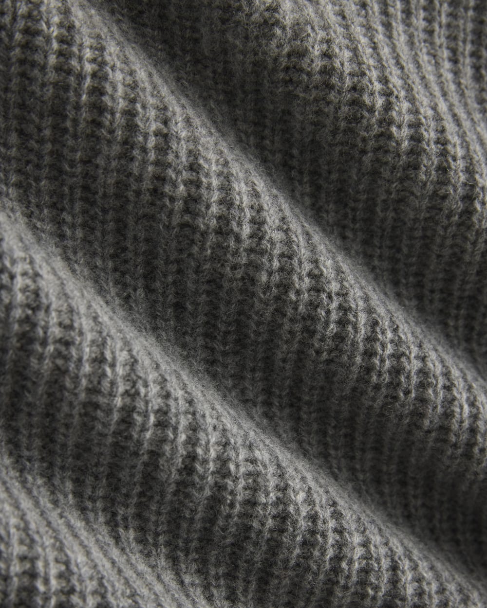 Half-Zip Sweater in Luxe Merino | Heathered Mid-Grey - Image 6