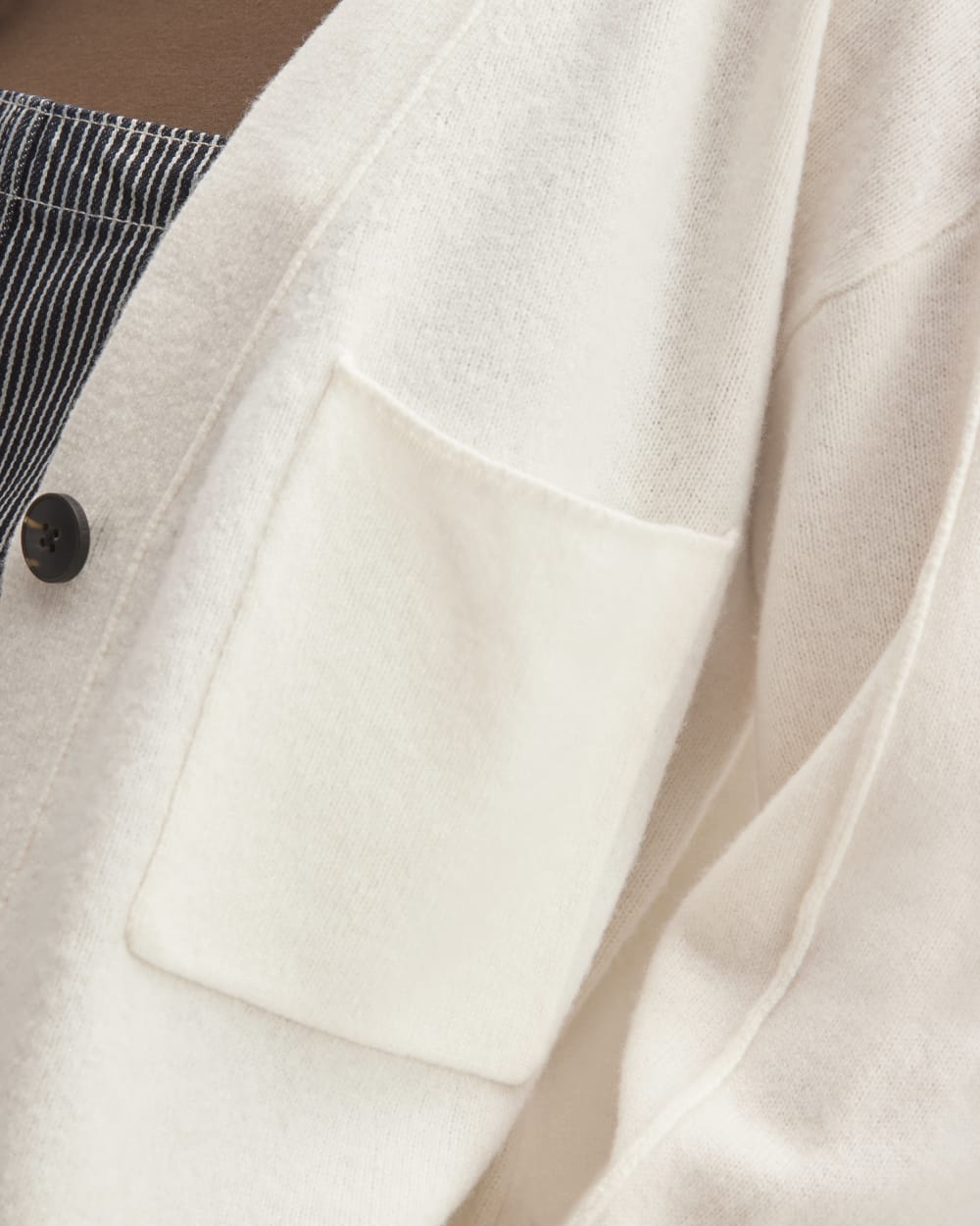 The Good Merino Wool Cardigan | Bone - Image 4