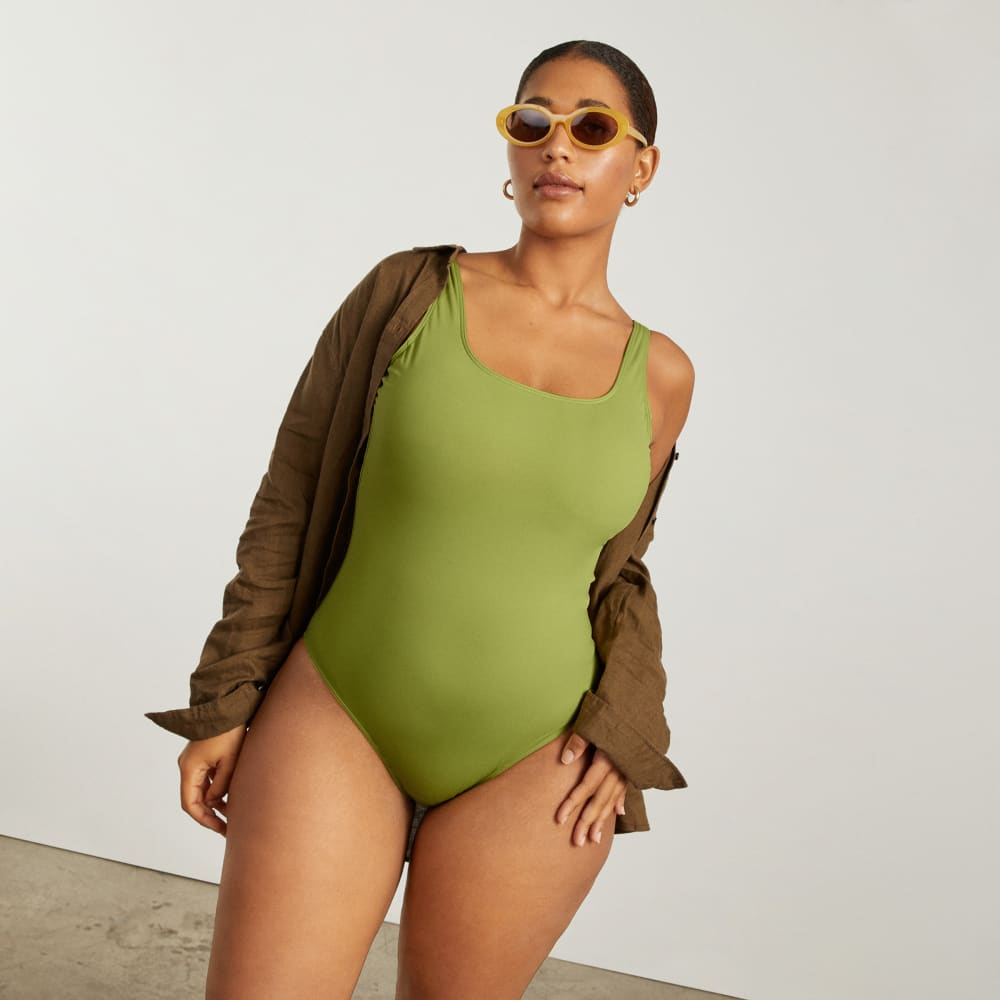 The Square-Neck One-Piece | Pepper - Image 5