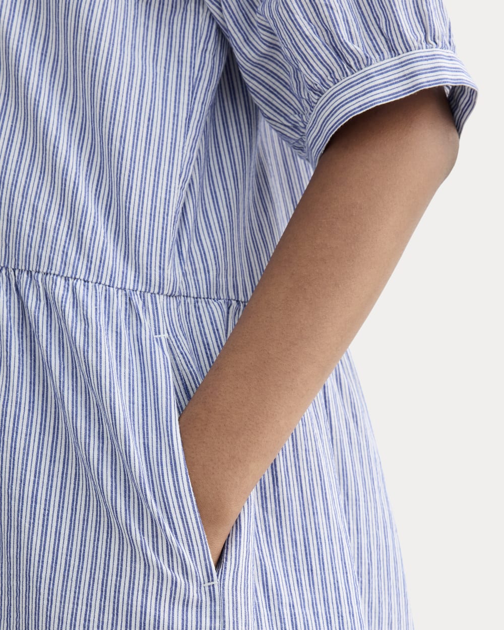 The Farmers Market Dress | Mazarine Blue / Optic White - Image 3