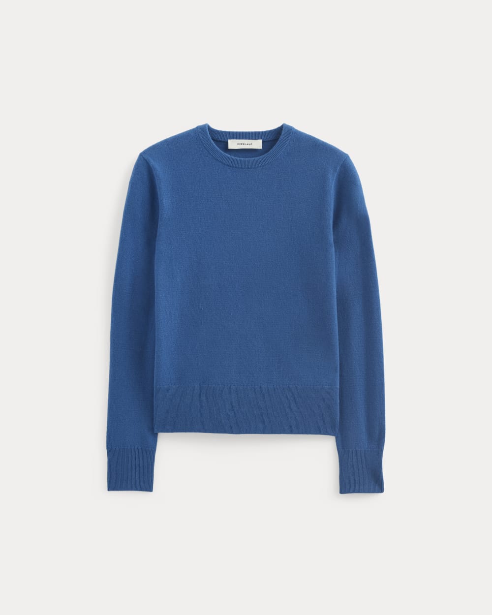 Cashmere Slim Crew Sweater | Classic Blue - Image 2