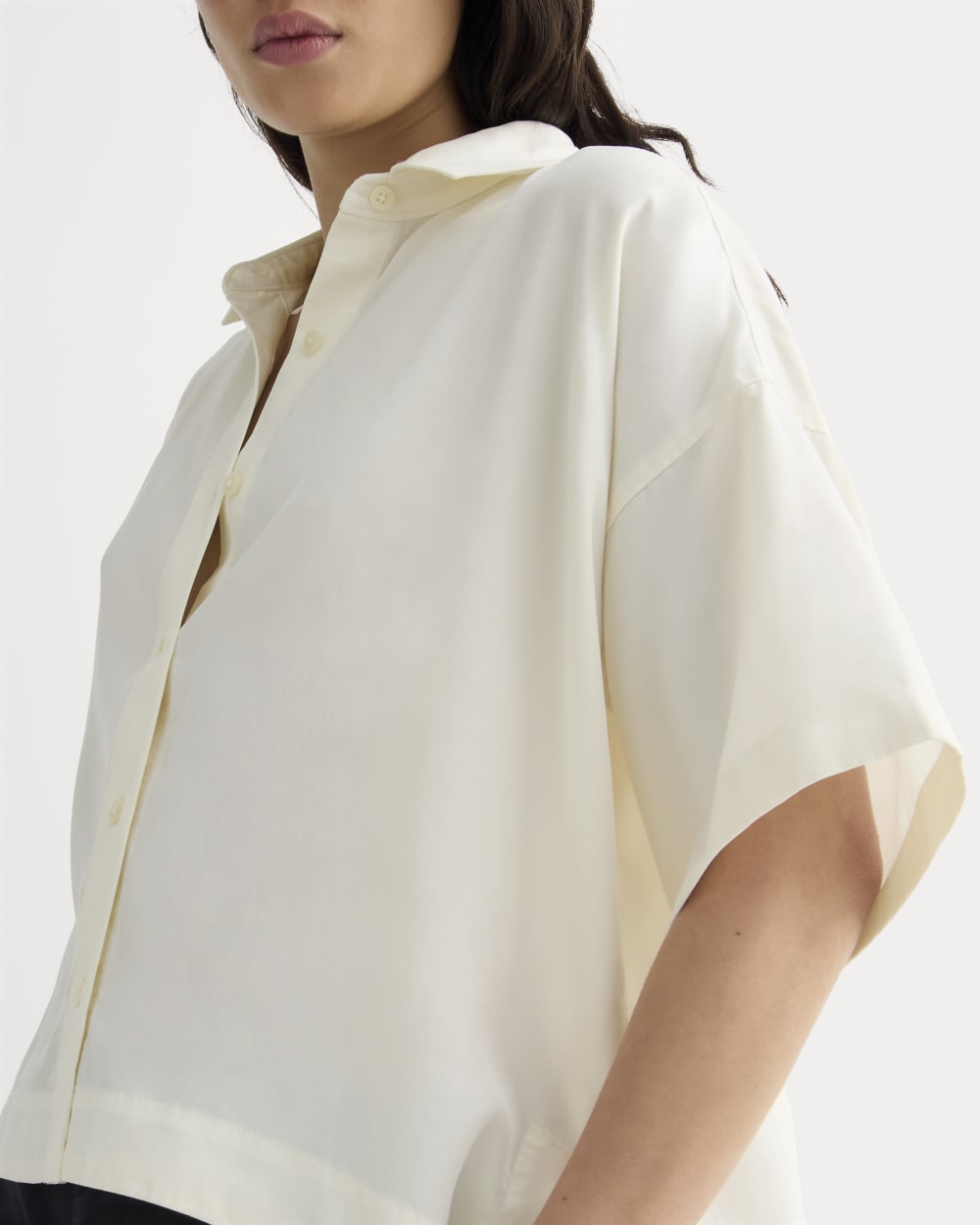 The Short-Sleeve Square Shirt in Butterlite | Bone - Image 4
