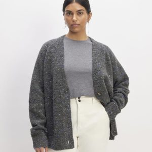 The Confetti Cardigan | Charcoal Multi