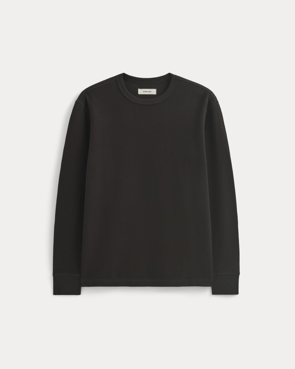 Thermal Crew in Cozy Waffle | Black