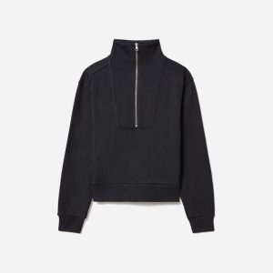 The Track Half-Zip | Black