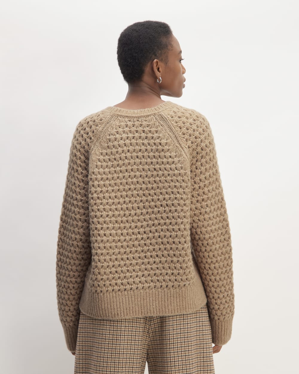 The Cloud Oversized Textured Crew | Tiger's Eye - Image 6