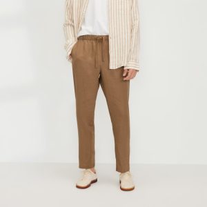 The Linen Easy Pant | Toasted Coconut