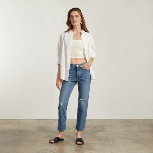 The Super-Soft Relaxed Jean | Mid Blue