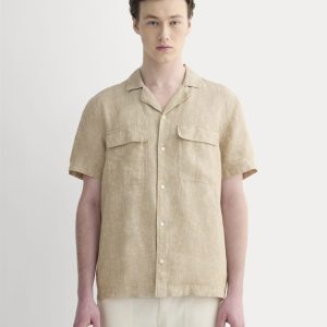 The Resort Shirt in Linen | Cornstalk Chambray