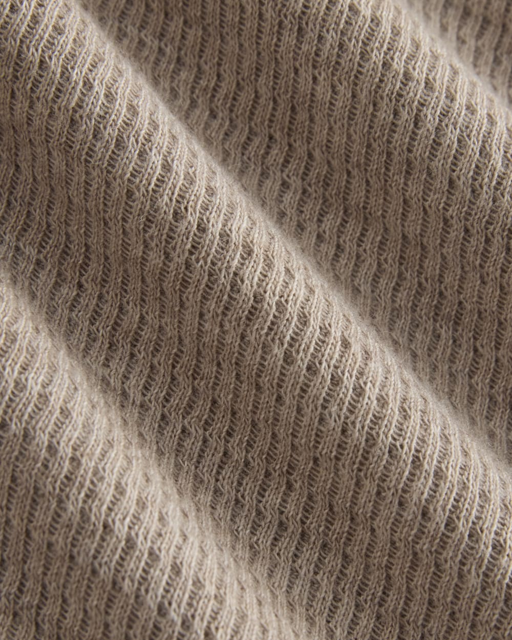 Boxy Henley in Cozy Waffle | Heathered Oatmeal - Image 6