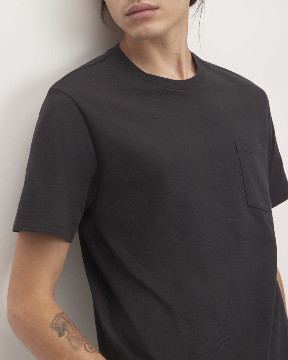 The Organic Cotton Pocket Tee | Black - Image 4