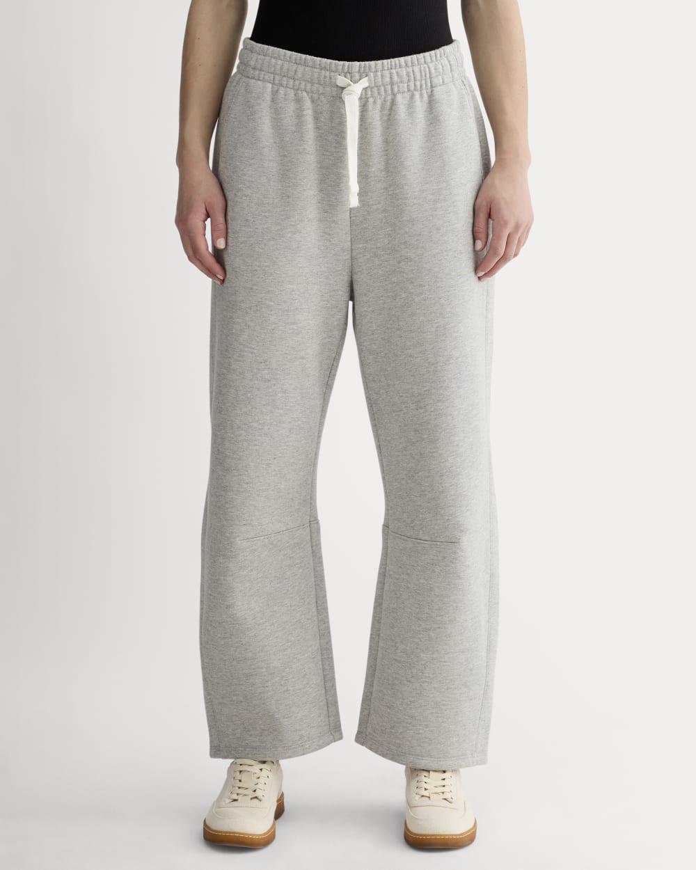 Luxe Fleece Barrel Sweatpant | Heathered Grey - Image 3