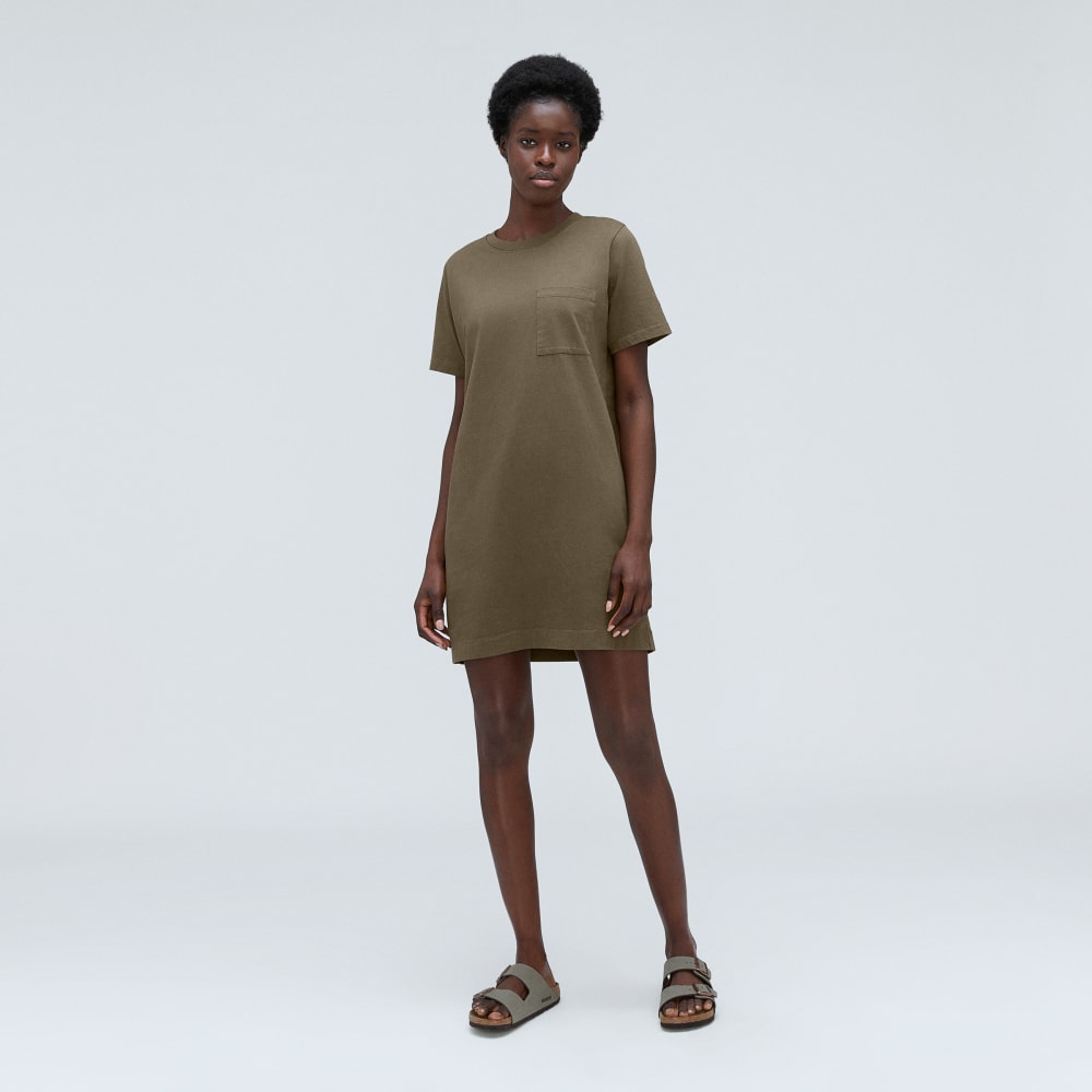 The Organic Cotton Weekend Tee Dress | Beech - Image 2
