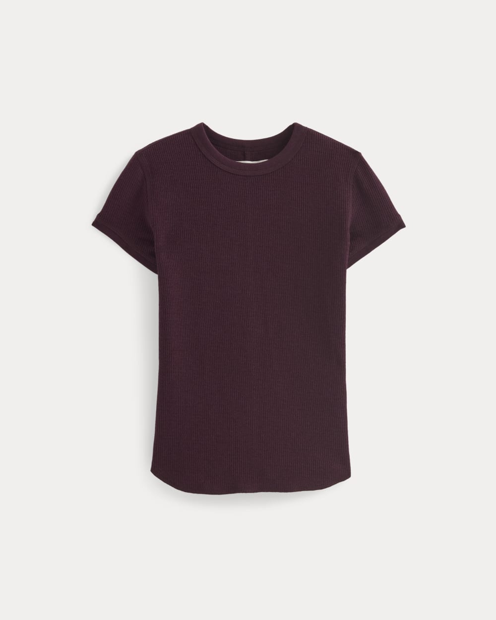 Shrunken Tee in Cozy Waffle | Heathered Port Royale - Image 2