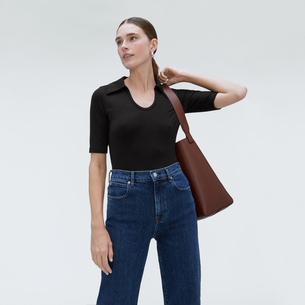 The Super-Soft Short Sleeve Polo | Black - Image 5