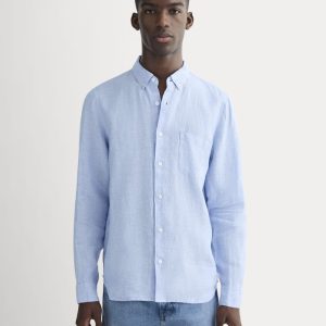 The Classic Shirt in Linen | Light Blue