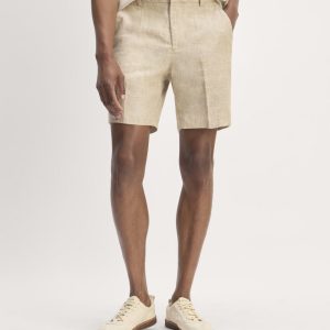 The 7 Linen Trouser Short | Cornstalk Chambray