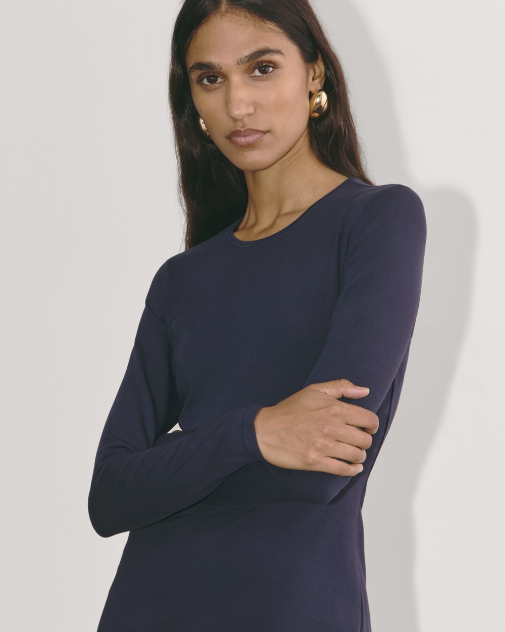 The Form Mini Dress | Navy - Image 3
