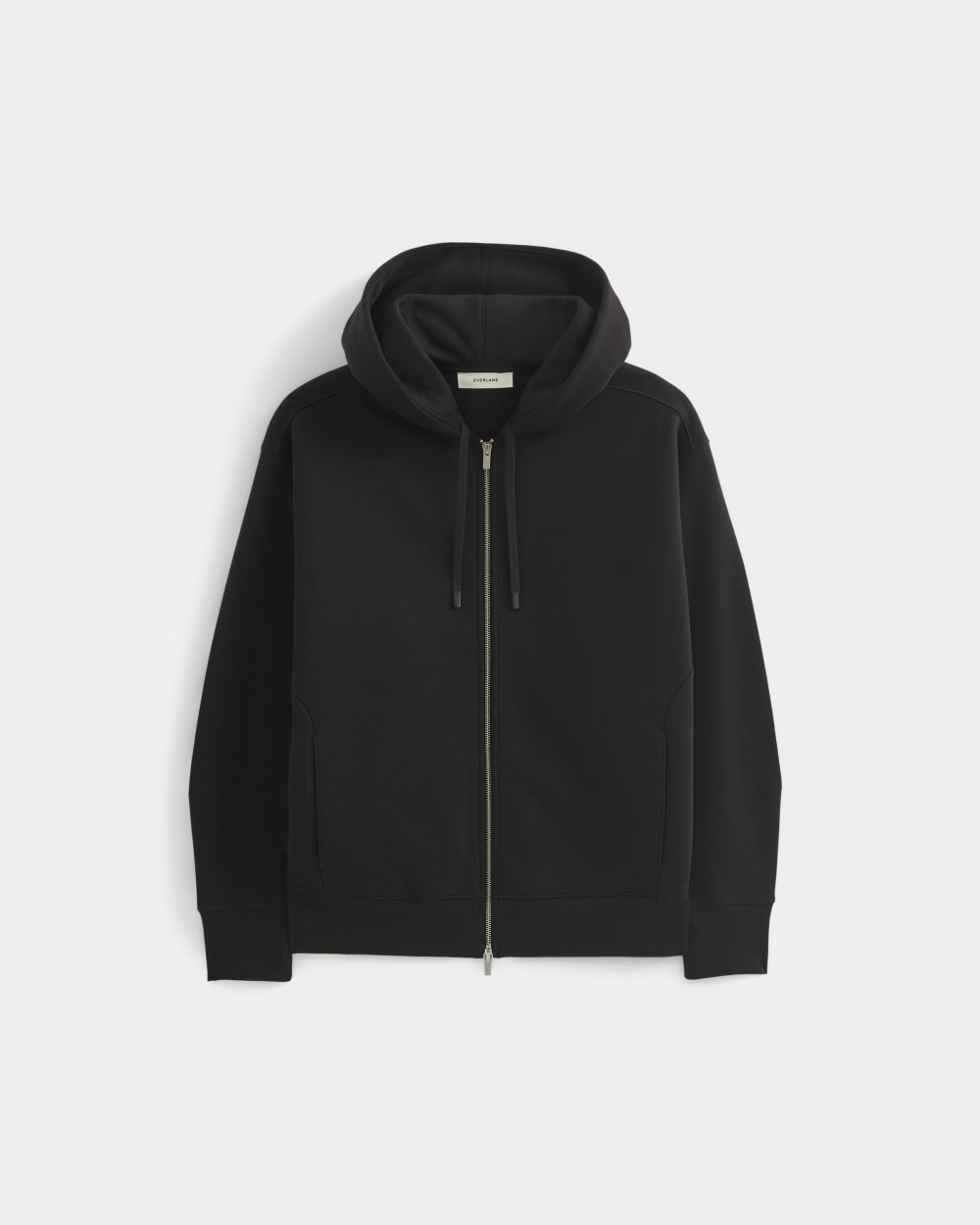 Luxe Fleece Full-Zip Hoodie | Black - Image 2