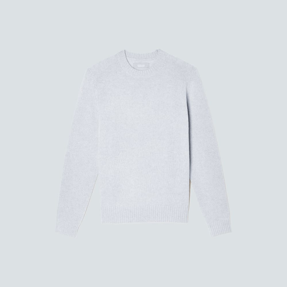 The Everyone Cashmere Crew | Pale Heather Grey - Image 2