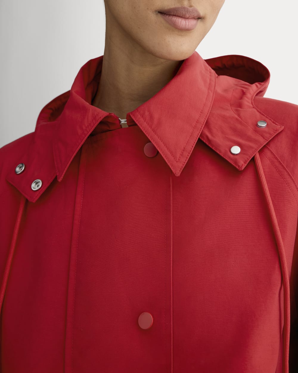 The Short Anorak | Berry Red - Image 4