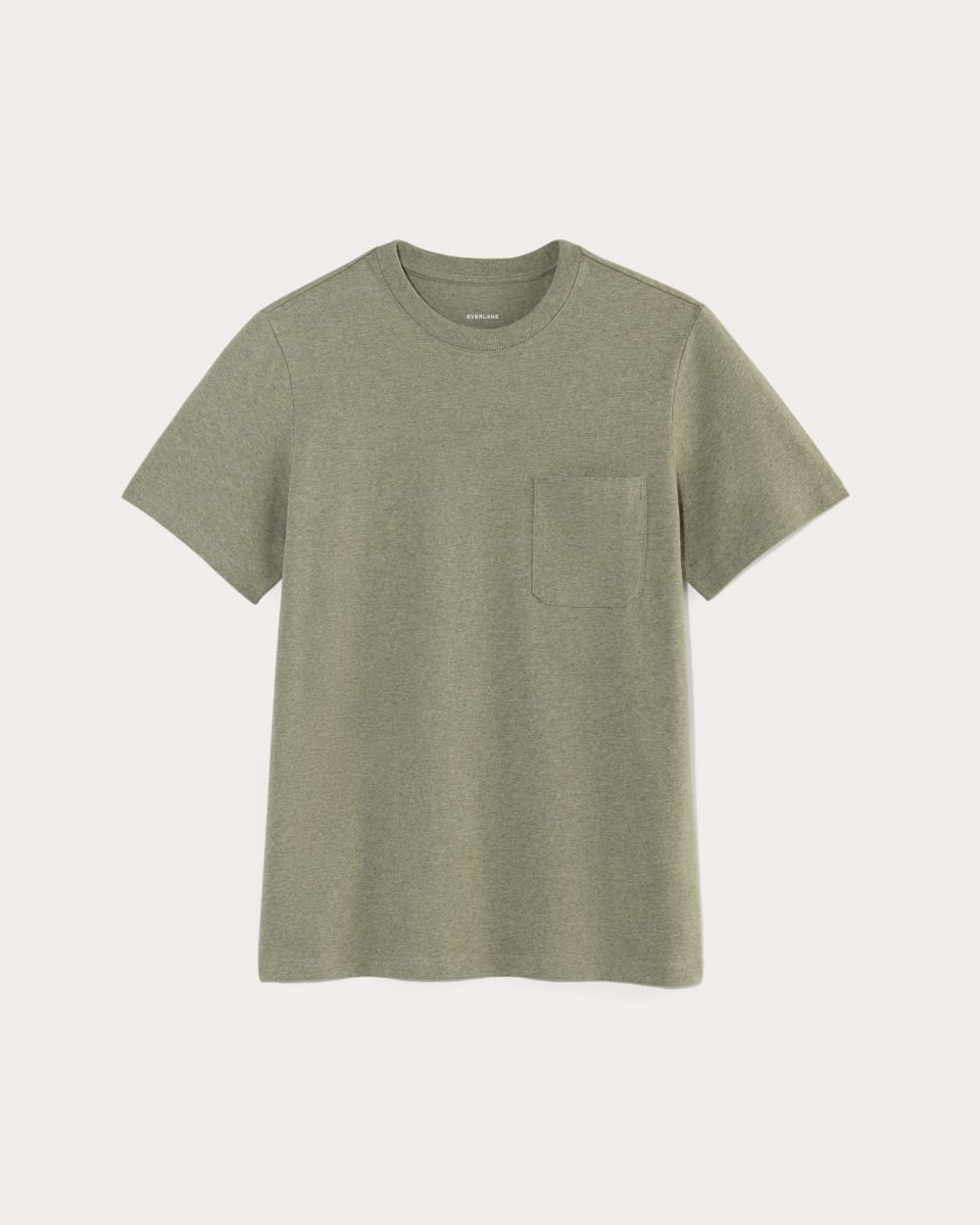 The Premium-Weight Pocket Tee | Uniform | Heather Sage Green - Image 2