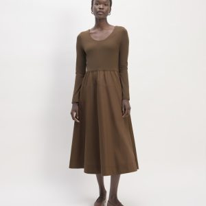 The Long-Sleeve Riviera Dress | Cocoa