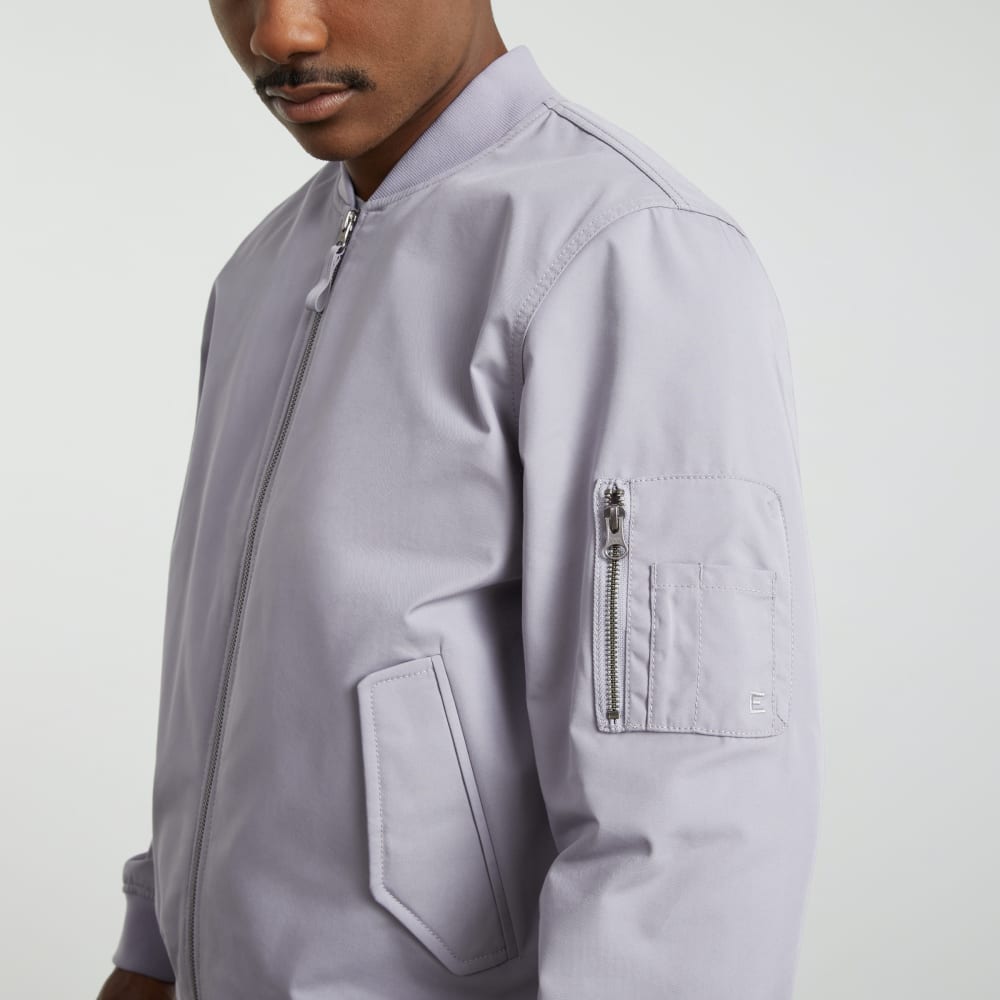 The Bomber Jacket | Uniform | Lilac Grey - Image 3