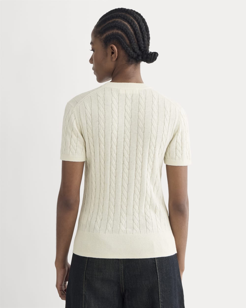 The Cable Crew in Cotton Cashmere | Birch - Image 5