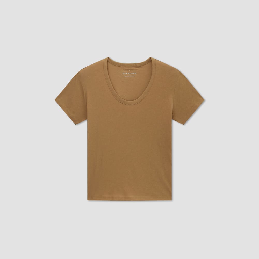 The Air Scoop-Neck Tee | Toasted Coconut - Image 2