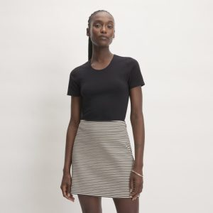 The Supima® Form Crew Neck Tee | Black