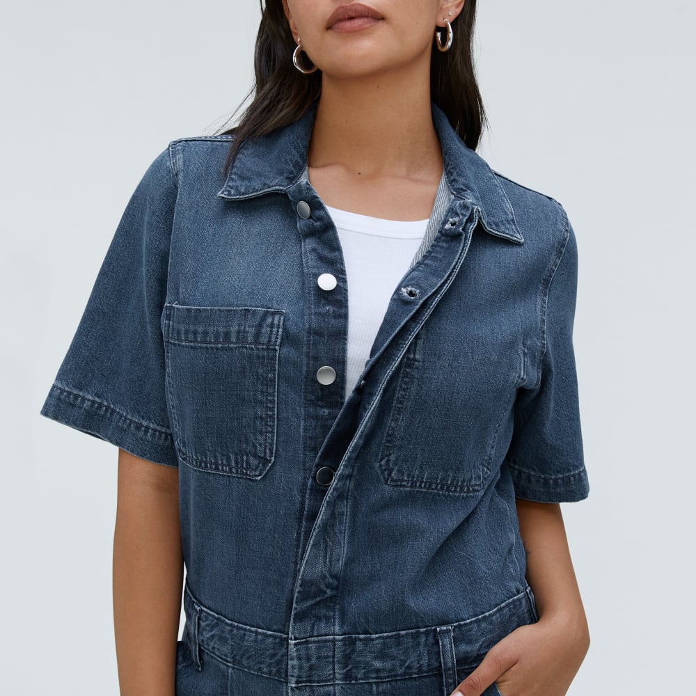 The Supersoft Jean Coverall | Work Blue - Image 4