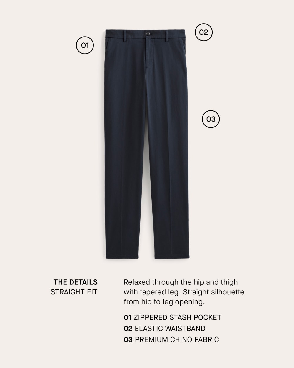 The Transit Chino | Olive | Straight - Image 4