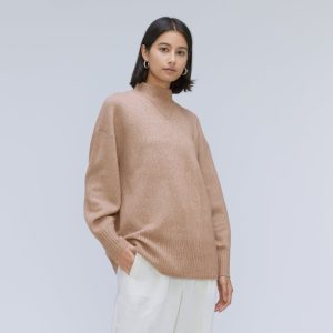 The Cozy-Stretch Pullover | Taupe Grey