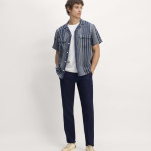 The Linen Trouser | Navy