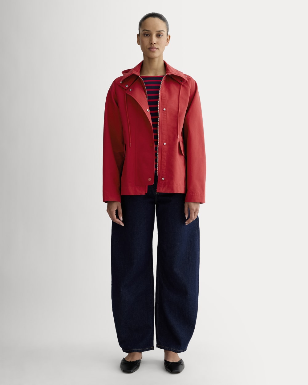The Short Anorak | Berry Red - Image 3