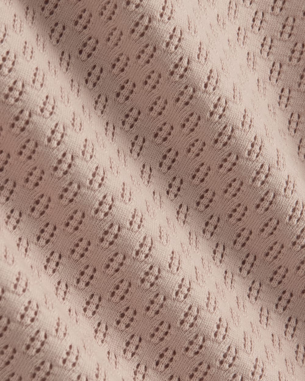 The Pointelle Short-Sleeve Tee | Rose Smoke - Image 6