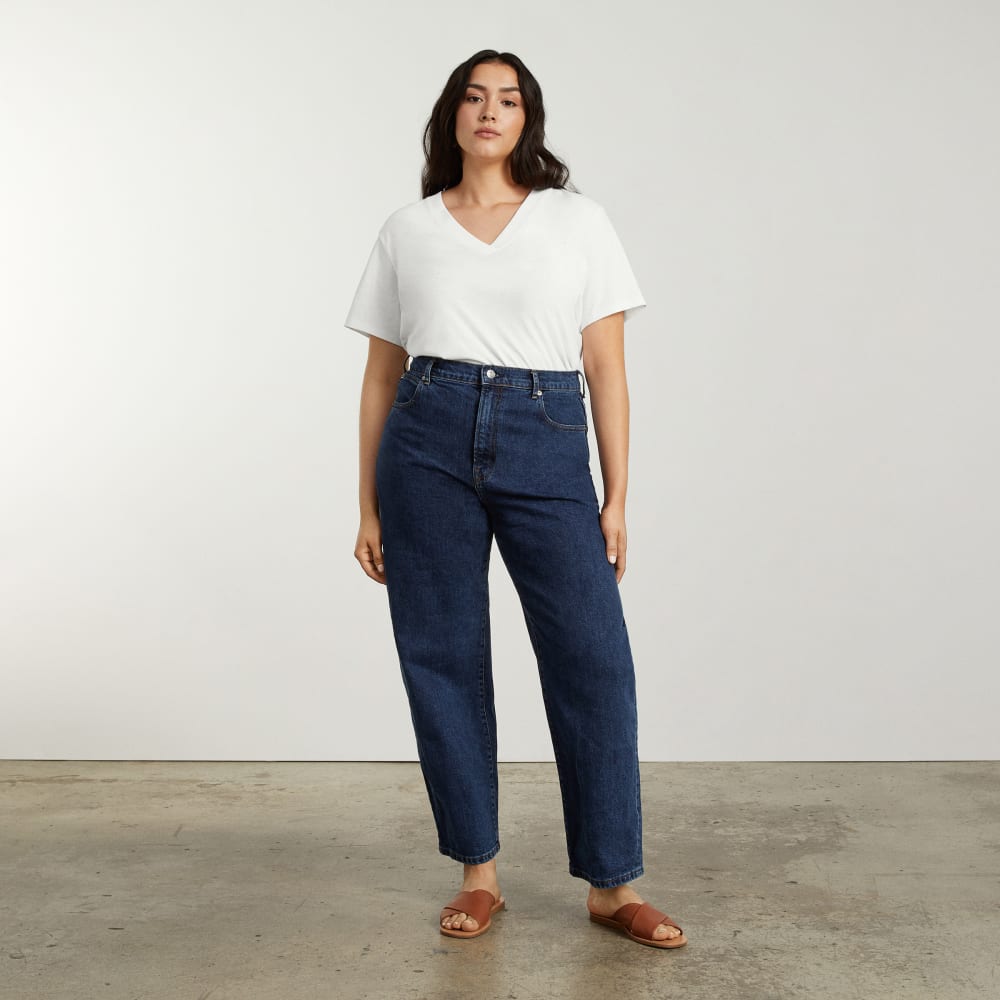 The Vintage V-Neck Hemp Tee | White - Image 4