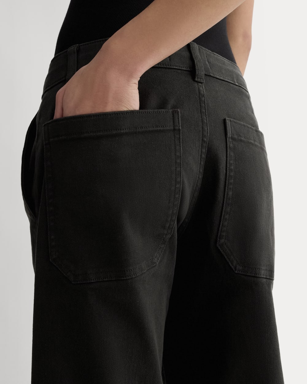 The Utility Straight-Leg Pant | Black | 26.5 Inseam - Image 5
